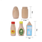 Mes Petits Condiments en Bois – Accessoires de Cuisine Montessori