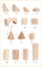 100 Blocs en Bois Naturel - KAPLA revisité - Éveil et Construction Montessori
