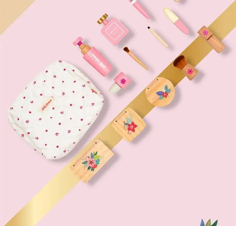 Mon Premier Salon de Beauté – Set de Maquillage & Coiffure en Bois