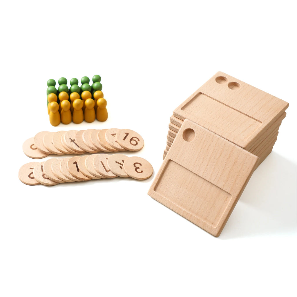 Mon Premier Jeu de Calcul – Matériel Éducatif Montessori en Bois
