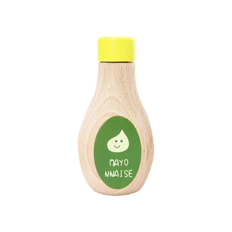 Mes Petits Condiments en Bois – Accessoires de Cuisine Montessori