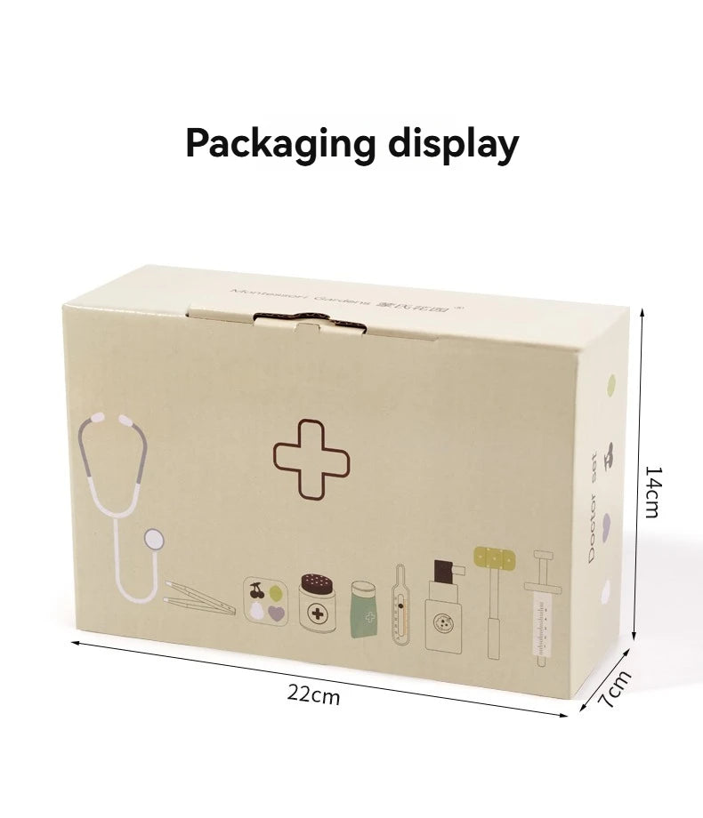 Ma Valisette de Docteur en Bois – Set d'Imitation Complet Montessori