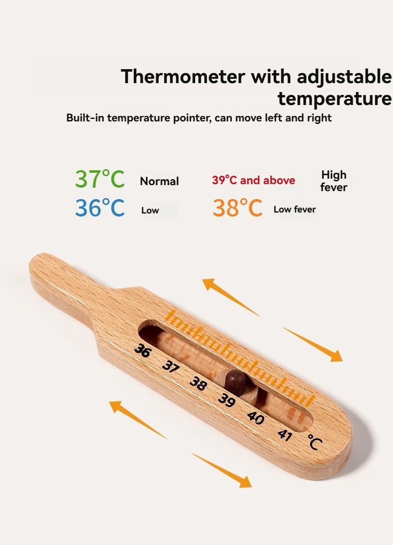 Ma Valisette de Docteur en Bois – Set d'Imitation Complet Montessori